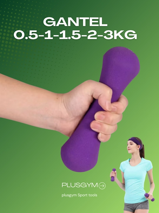 Виниловая гантель, для йоги, бега, похудения, 0,5-1-2-3 кг - 