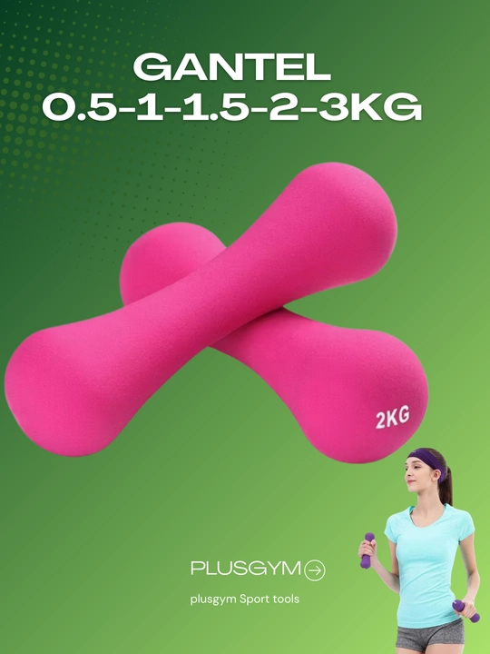 Виниловая гантель, для йоги, бега, похудения, 0,5-1-2-3 кг - 