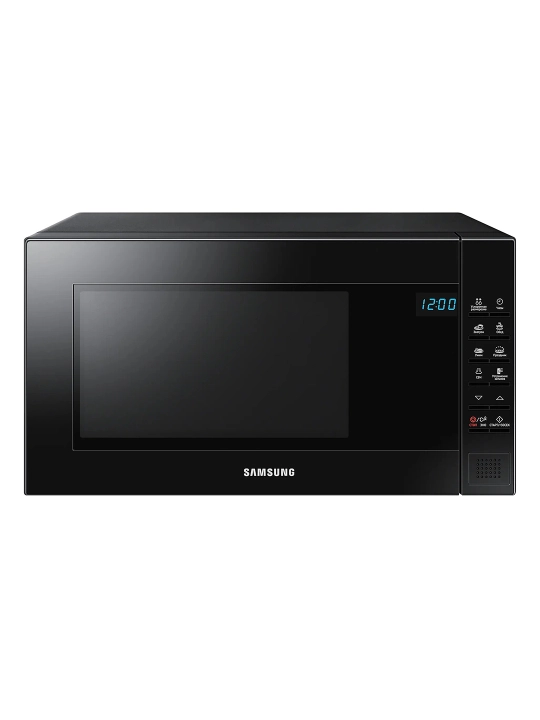 Mikroto‘lqinli pech Samsung ME88, 23 l, 800 Vt, tez isitish va muzdan tushirish