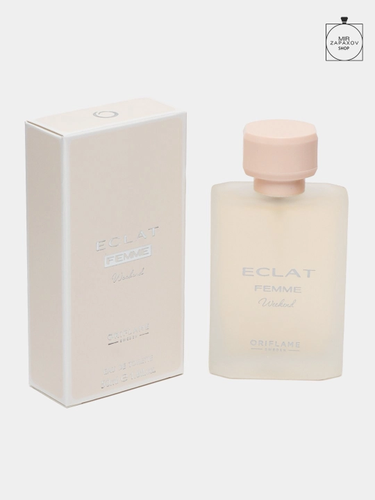 Ayollar uchun Eclat Weekend xushbo'ylangan suvi, bardavom parfyum nozik hidga ega, 50 ml