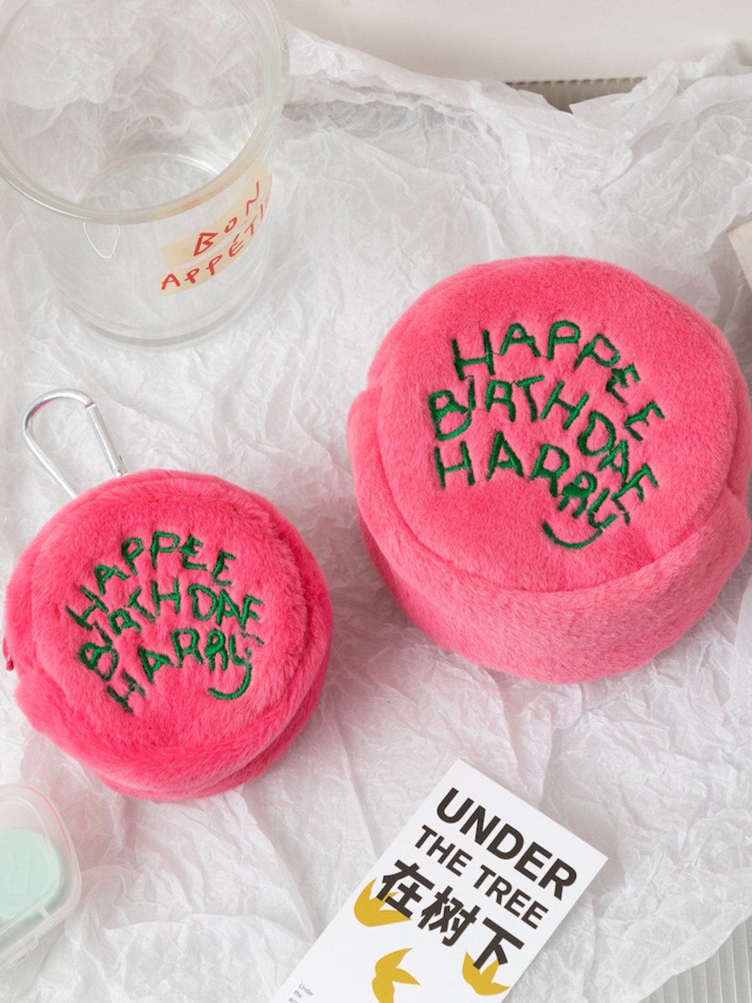 Garri Potter ayollar sumkasi, Happy Birthday Harry kosmetik sumkasi, quloqchinlar uchun sumka - 