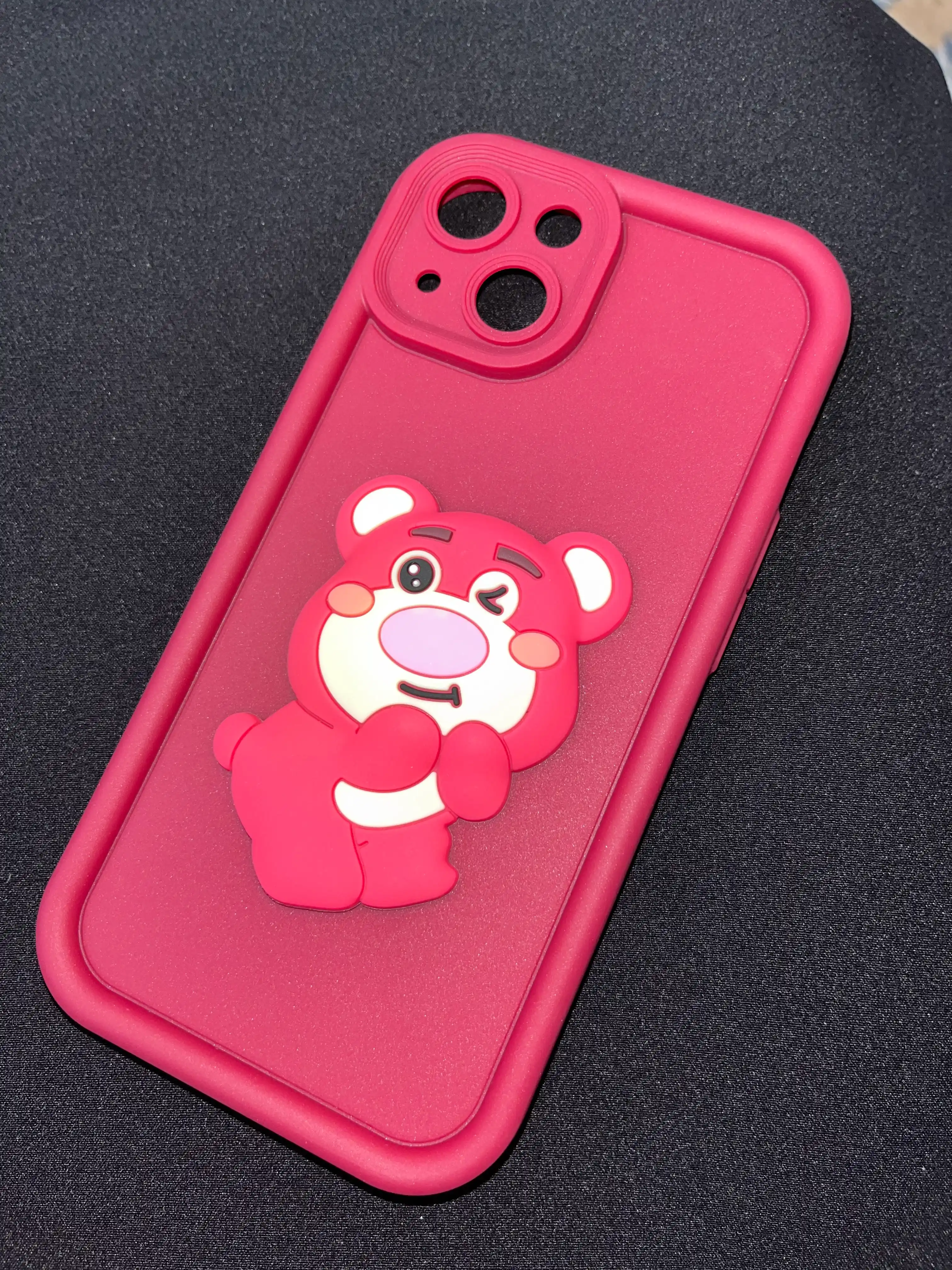 Chexol iPhone taddy oyinchoqli 7, 8, 11, 12, 13, 14, 15, se, xs, xr, pro, max, plus, mini