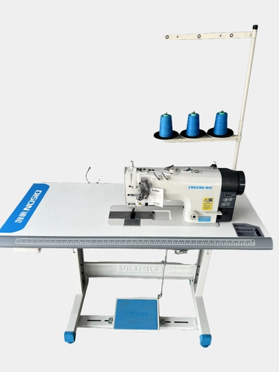 DISON 8420D ikki ignali tikuv mashinasi, 6,4 mm oraligida, materiallar uchun