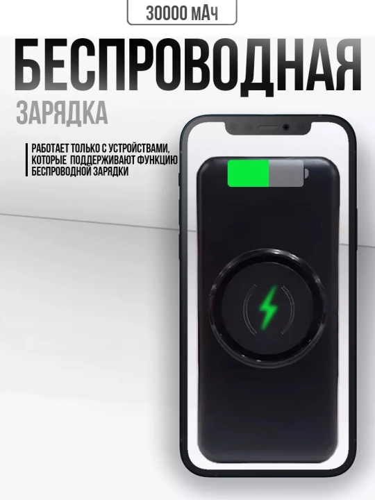 Повербанк iPhone, Android, power bank внешний аккумулятор, 20000, 30000, 50000, 100000
