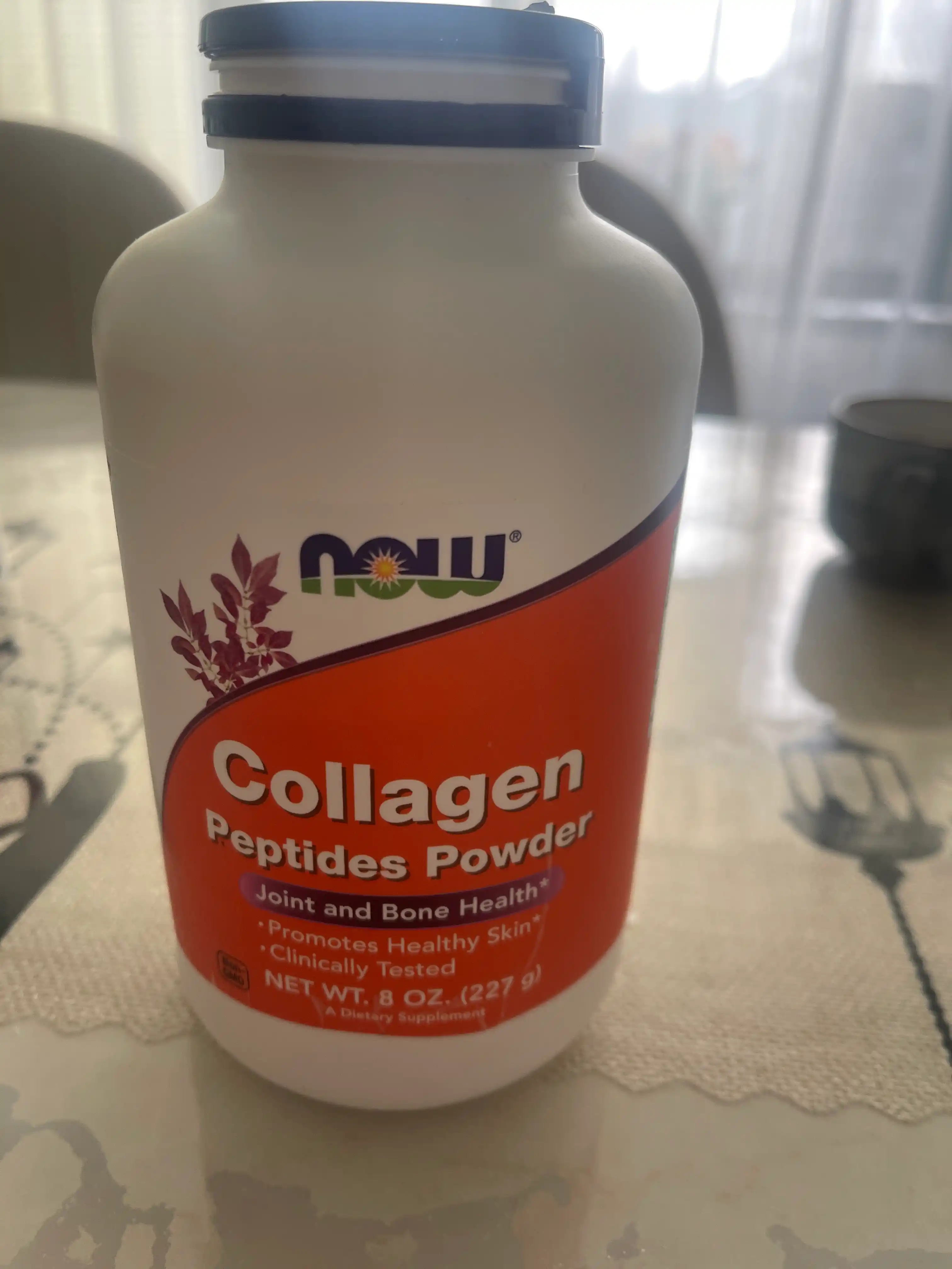 Kollagen NOW Supplements, kukun va kapsulalarda
