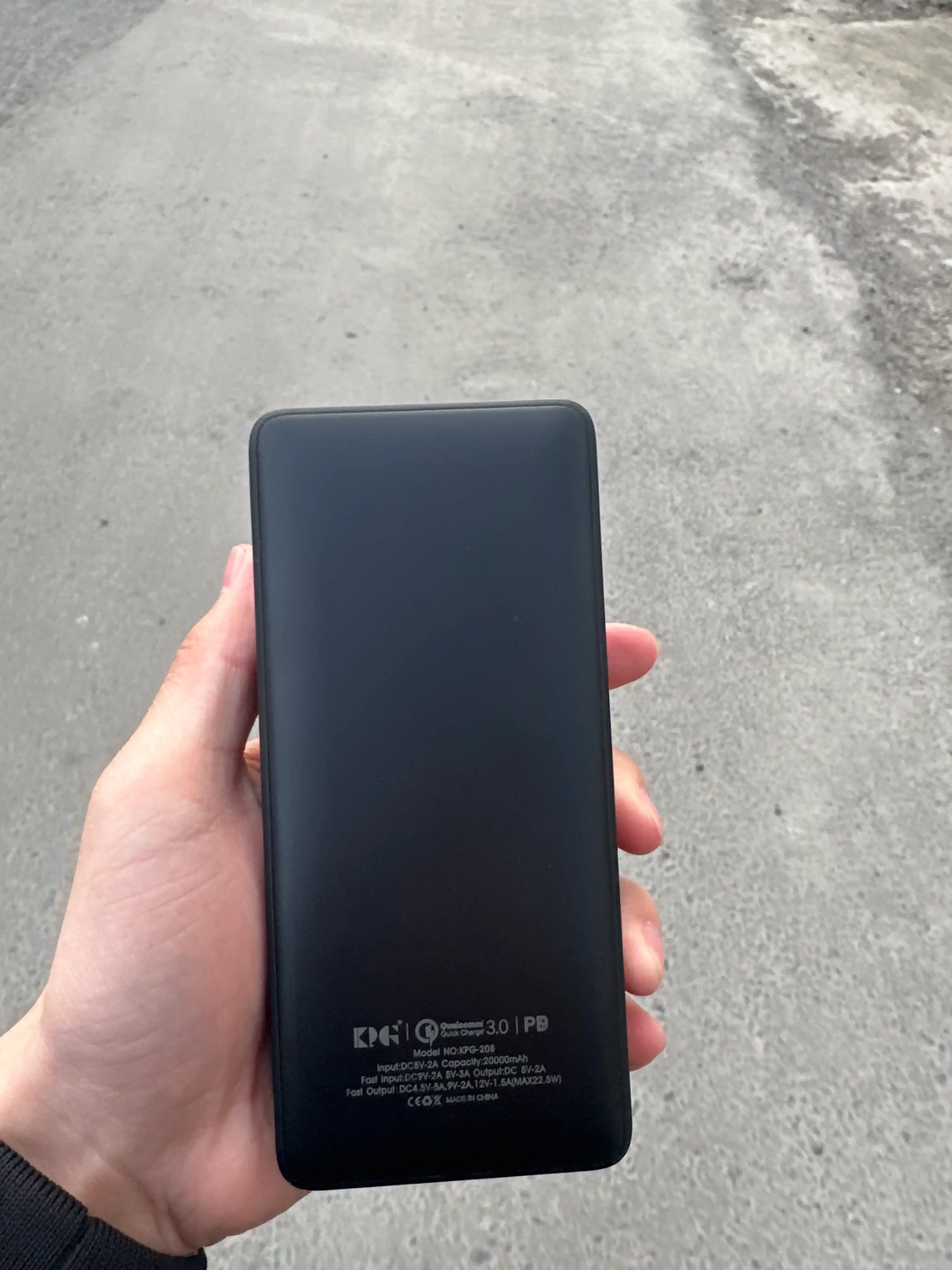 Tashqi akkumulyator Power Bank 20000 mA/soat, Led ekran