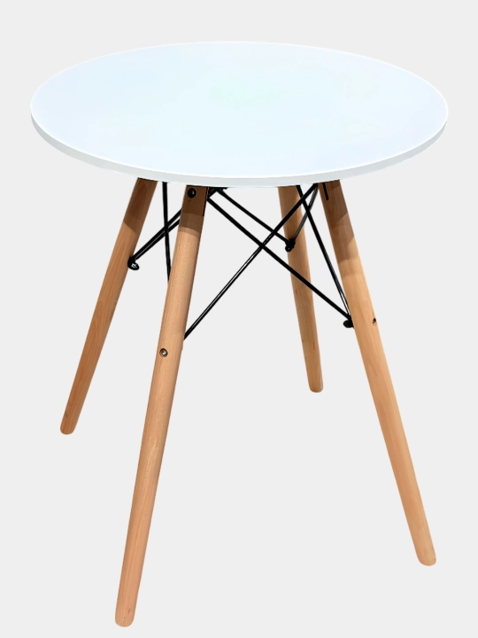 Oshxona stoli STOCKHOLM ROUND, D60, boyalgan, mdf, oq - 