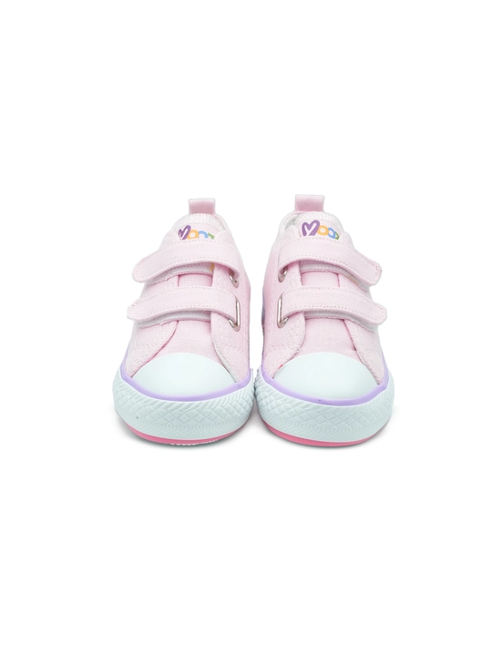 Текстильные кеды-CONVERSE для детей на липучкe от Moozy, первые шаги, размеры 21-30