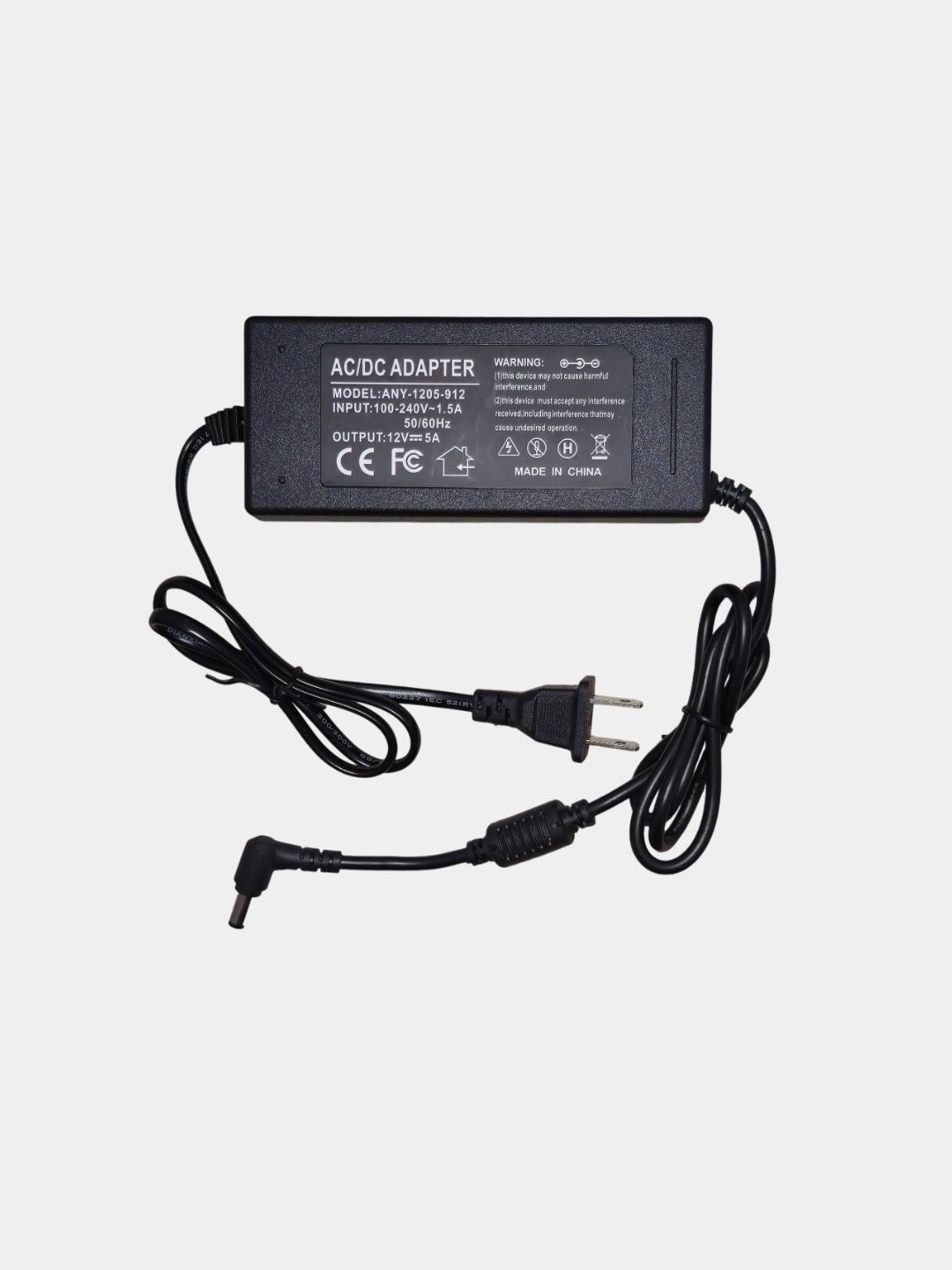 Адаптер, блок питания DC 12V 5A - 