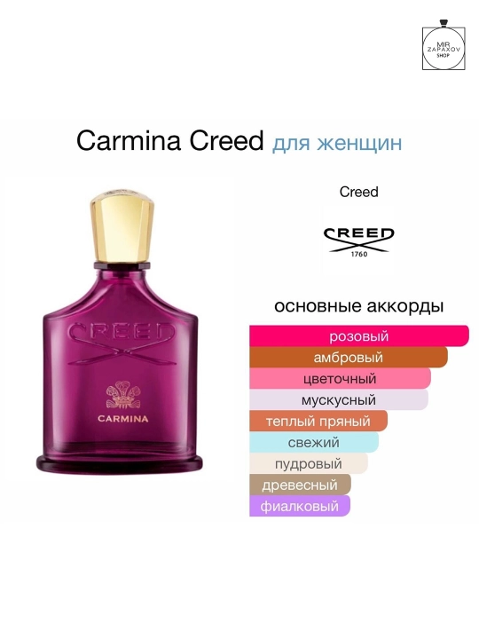 Ayollar uchun Creed Carmina parfyumlangan suvi, 75 ml