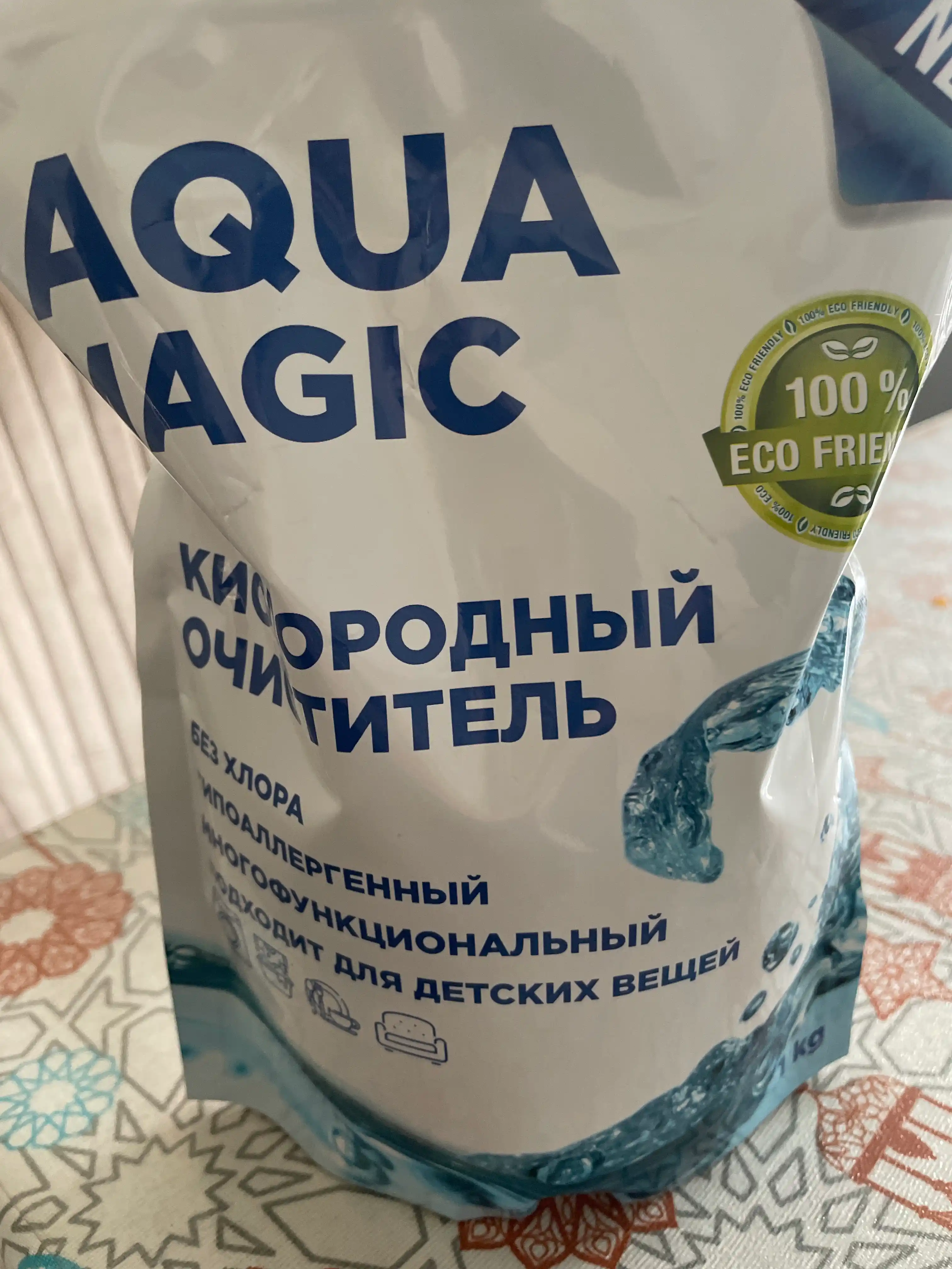 Kislorodli tozalovchi, oqartiruvchi, dog' olib tashlovchi, Aqua Magic, 1 kg