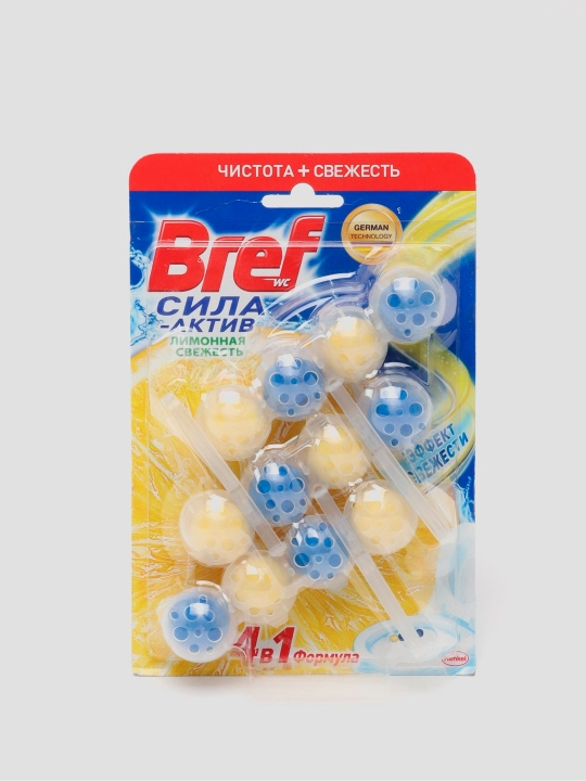 Tualet uchun blok Bref Sila Activ Lemon Freshness, 3*50 gr