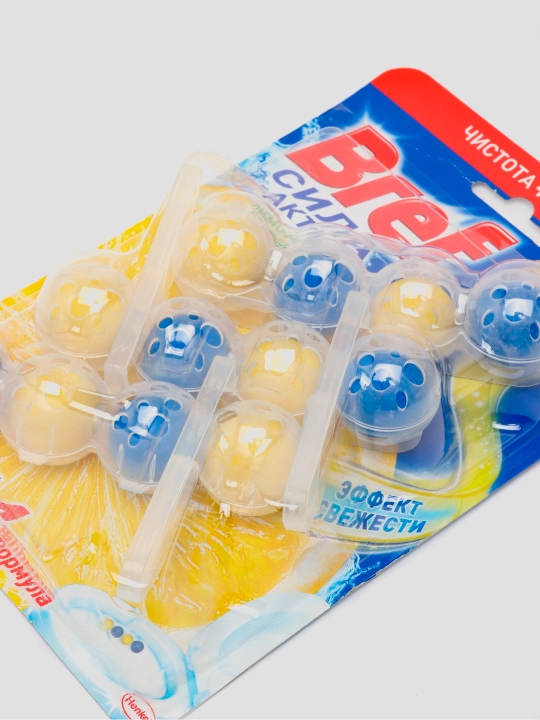 Tualet uchun blok Bref Sila Activ Lemon Freshness, 3*50 gr