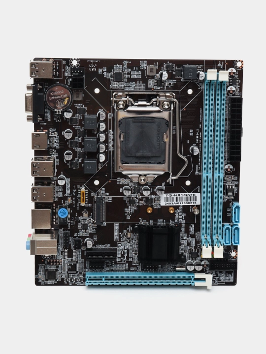 Ona palatasi H61 komplekt / 2th Core i3, i5, i7 LGA1155 / RAM 8,16 GB DDR3, 3 tasi 1 da