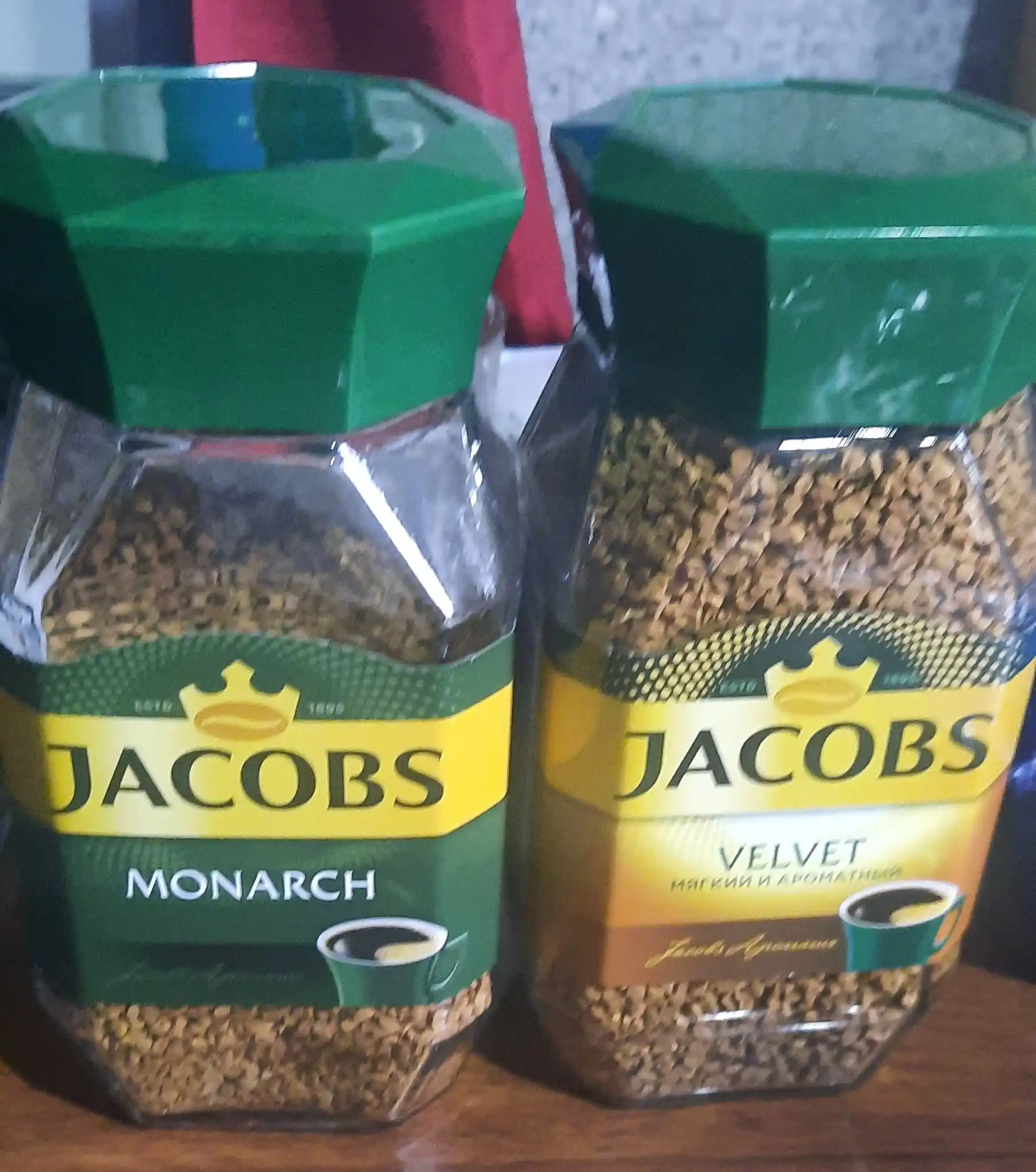 Растворимый кофе Jacobs Monarch "Velvet", 190 гр