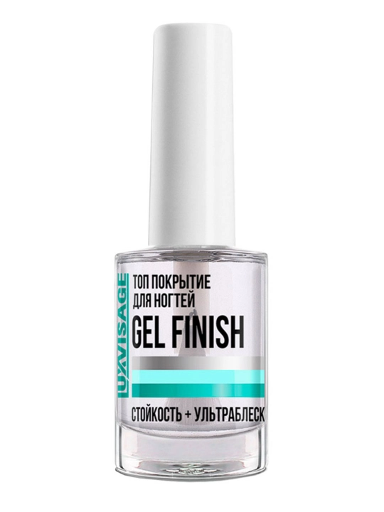 Tirnoqlar uchun ustki qoplama GEL FINISH, LUXVISAGE