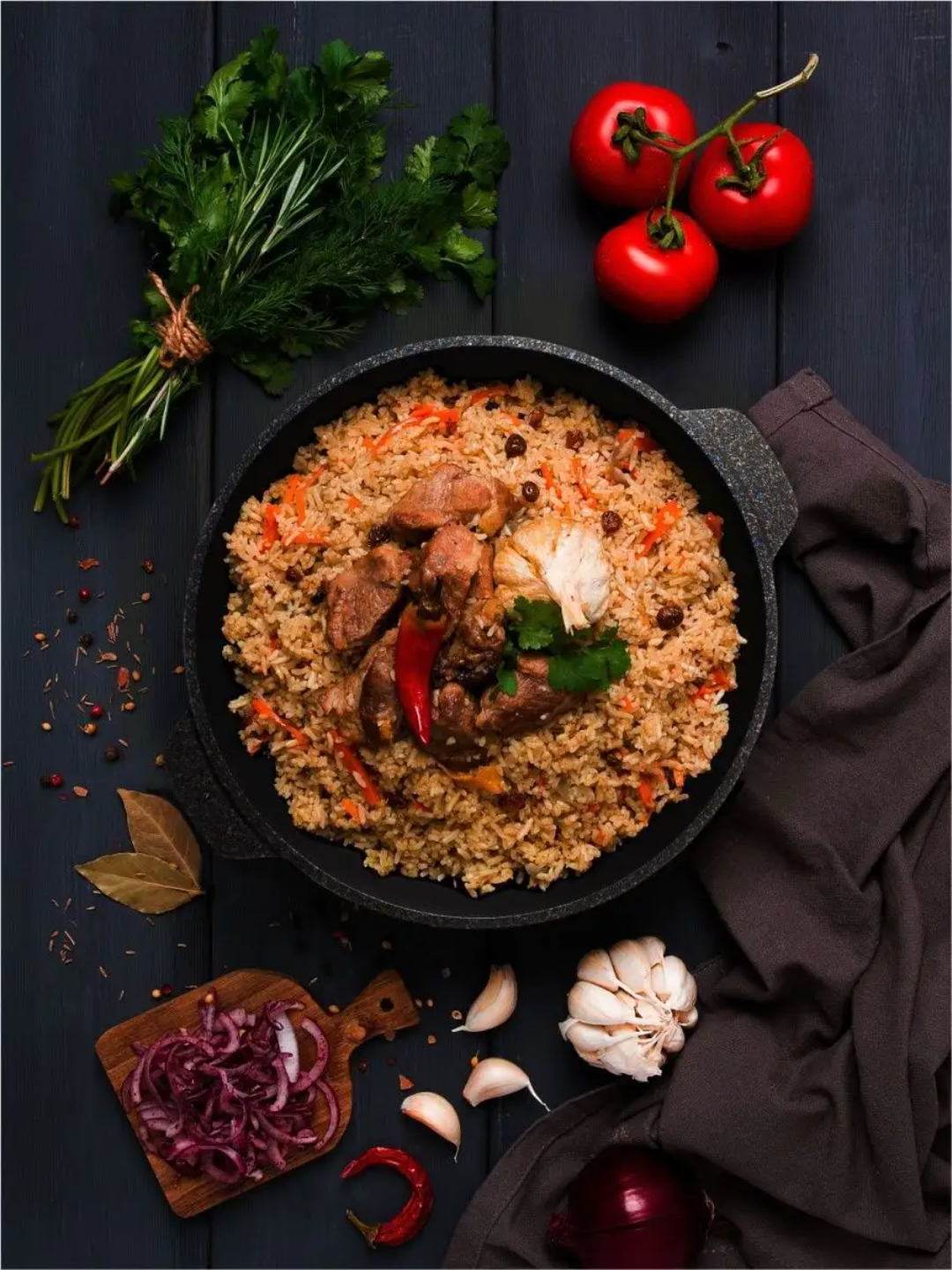Казан для плова со стеклянной крышкой, Апрель, чёрный, антипригарный