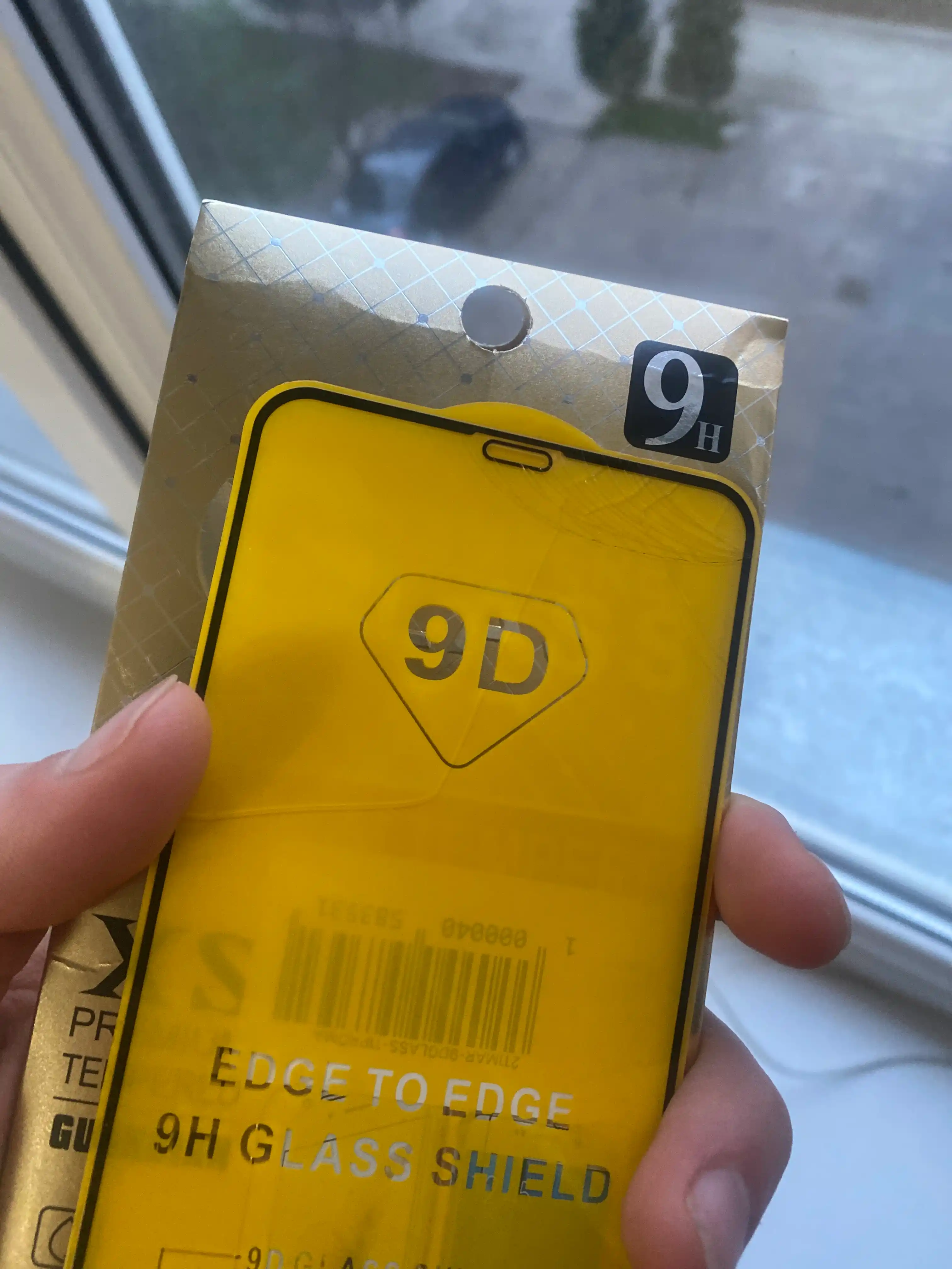 Защитное стекло 9D в упаковке для Samsung Redmi iPhone