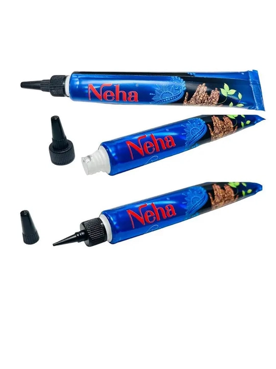 Хна для рук Neha, черная и коричневая