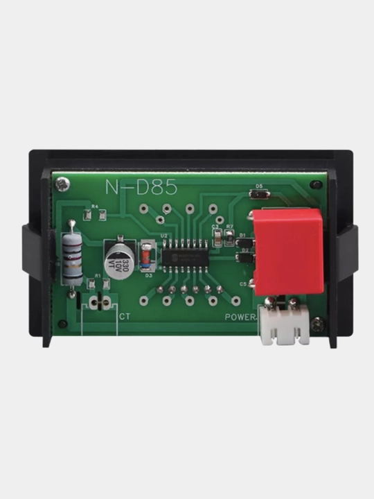 Цифровой вольтметр AC 220V LCD, индикатор напряжения 60-500V, 2 провода