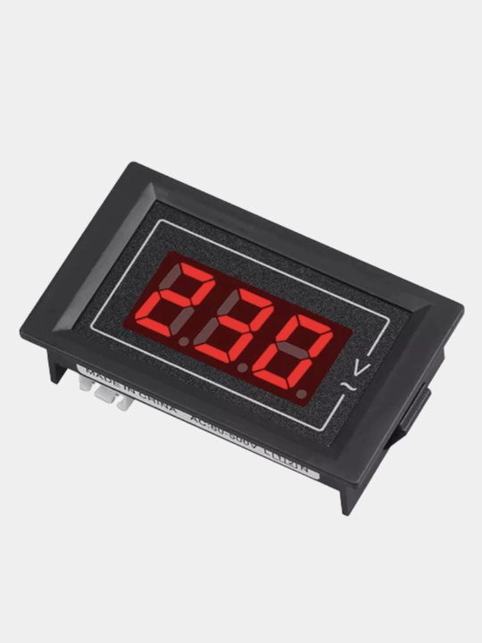Цифровой вольтметр AC 220V LCD, индикатор напряжения 60-500V, 2 провода