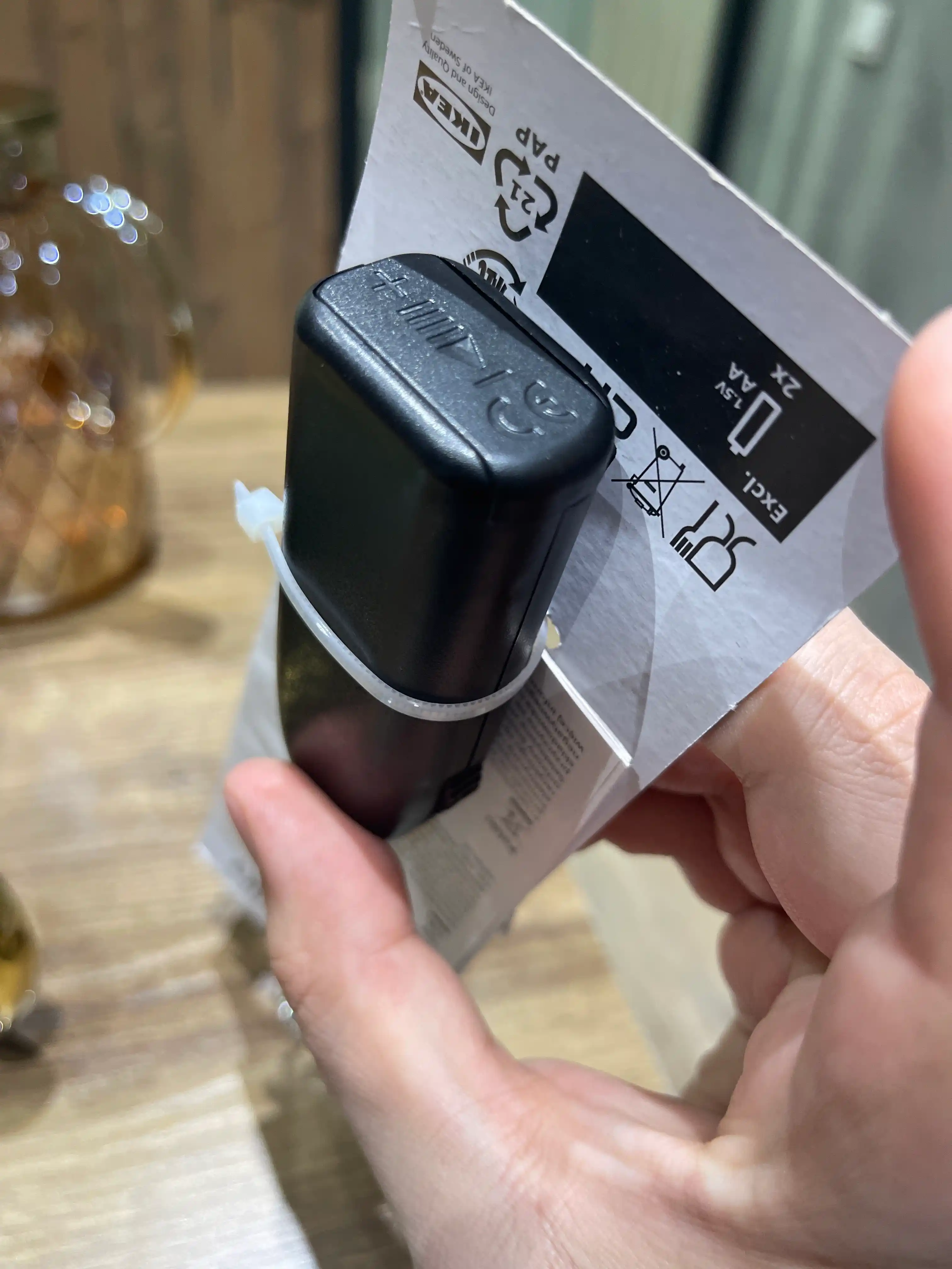 IKEA вспениватель молока PRODUKT, капучинатор из нержавеющей стали, черный, длина 28 см