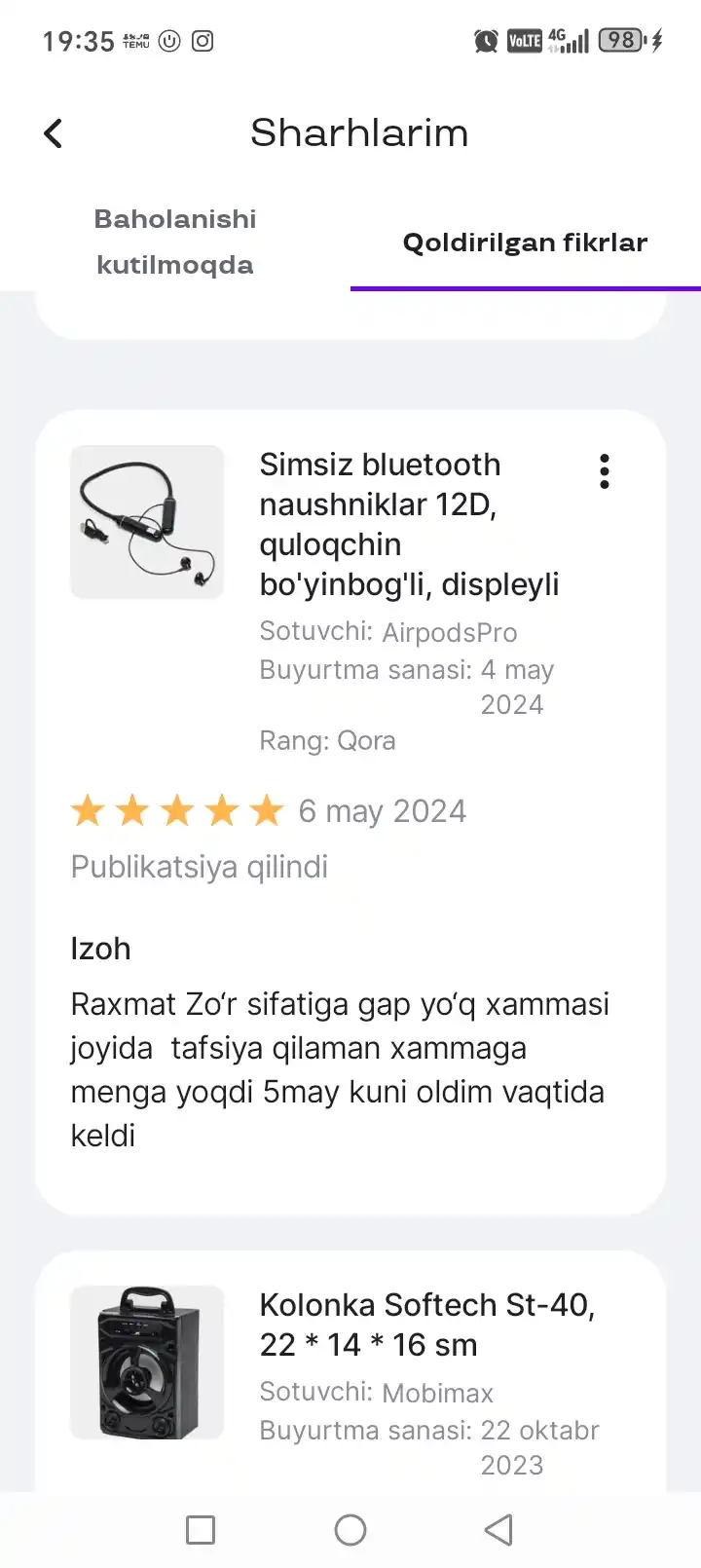 12D simsiz Bluetooth quloqchinlar, ichki kanalli, bo‘yin gardishi bilan