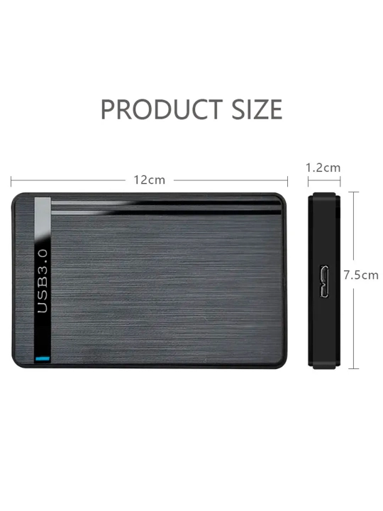 2,5 tashuvchi uchun quti, sata ni usb 3.0 ga ulash uchun qattiq disk yoki SSD Karetka - 