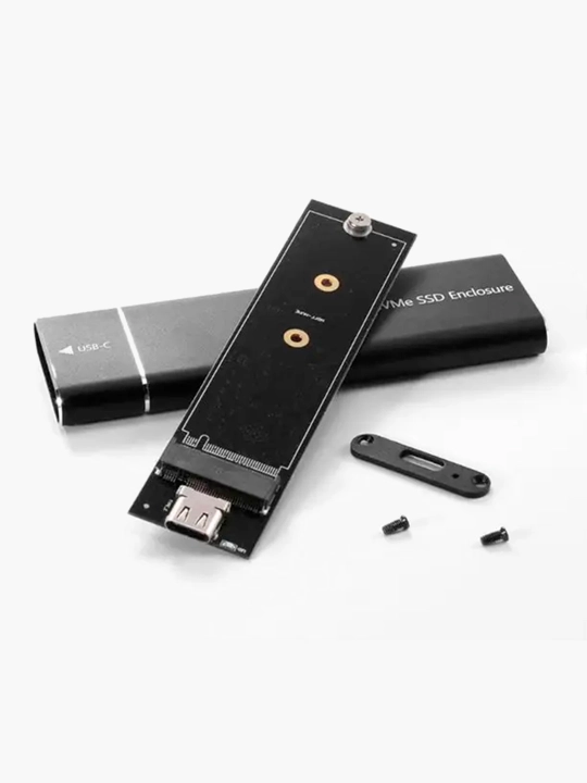 USB 3.0 da NVMe formatidagi SSD disk uchun tashqi korpus - 