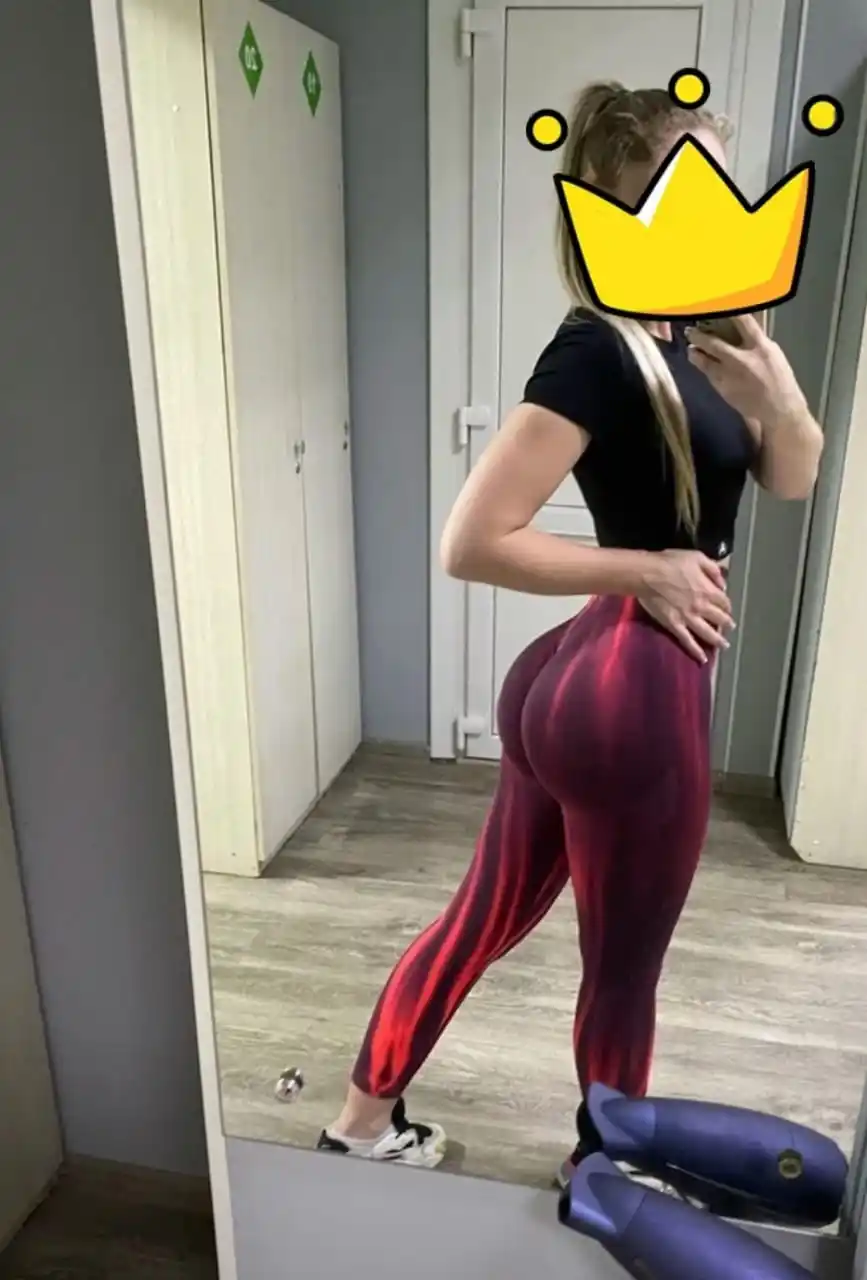 Леггинсы спортивные, лосины для фитнеса, Push-Up, Tie-dye, утягивающие, подчеркивает формы