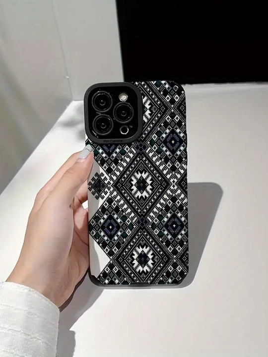 Чехол на iPhone X,11, 12, 13, 14, 15 16 Pro, Max, Plus, силиконовый, с принтом UZB "NAQSH"