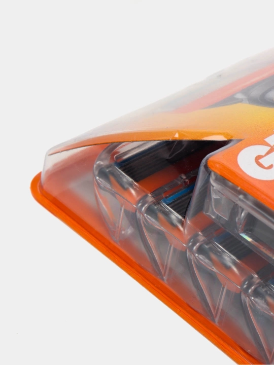 Сменные кассеты Gillette Fusion5 для бритвы, 12 шт, с 5 лезвиями, c точным триммером
