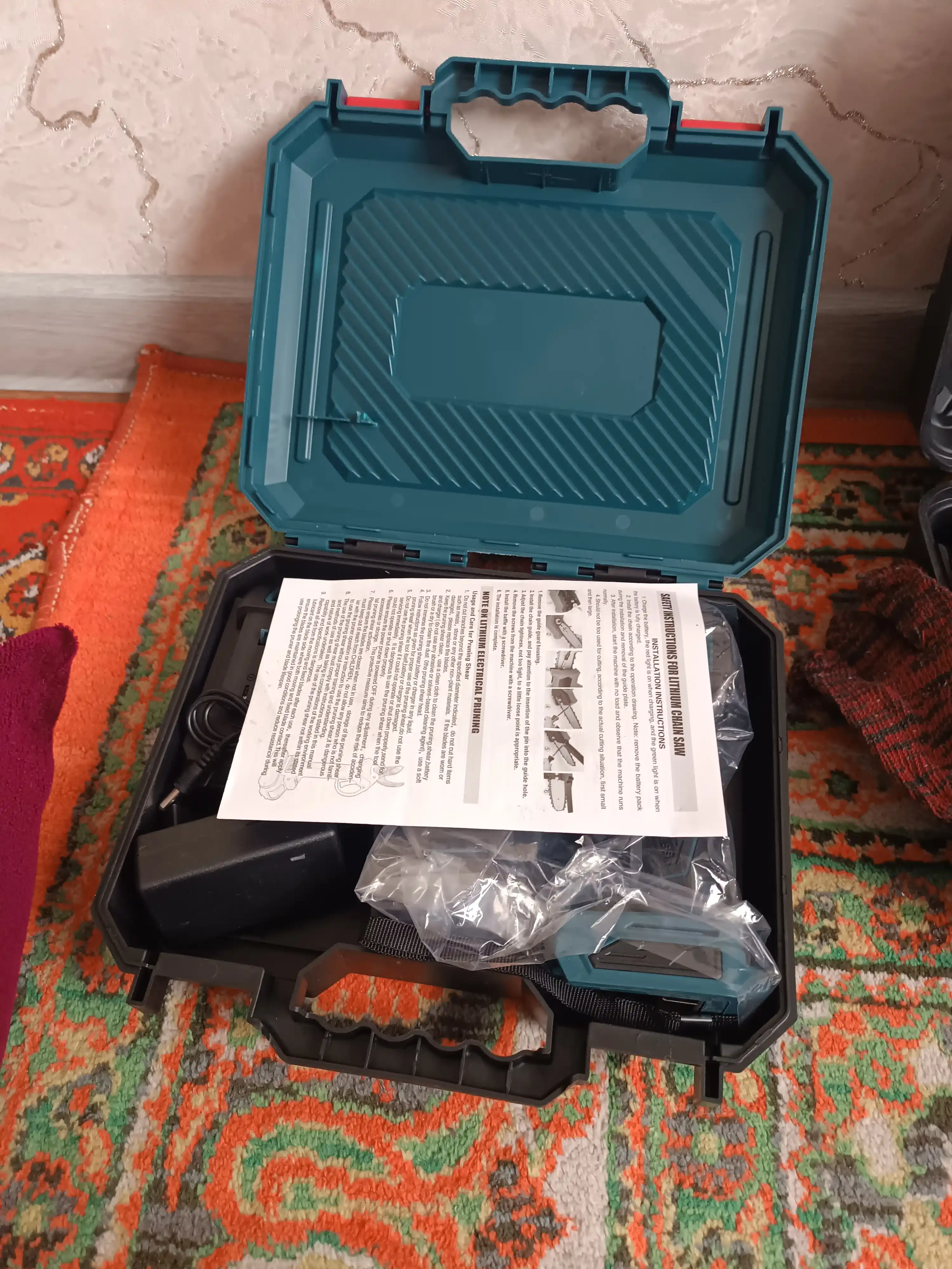 Drel-shurupovert akkumulyatorli 48V, cho‘tkasiz motor, 2 Li-ion akkumulyator