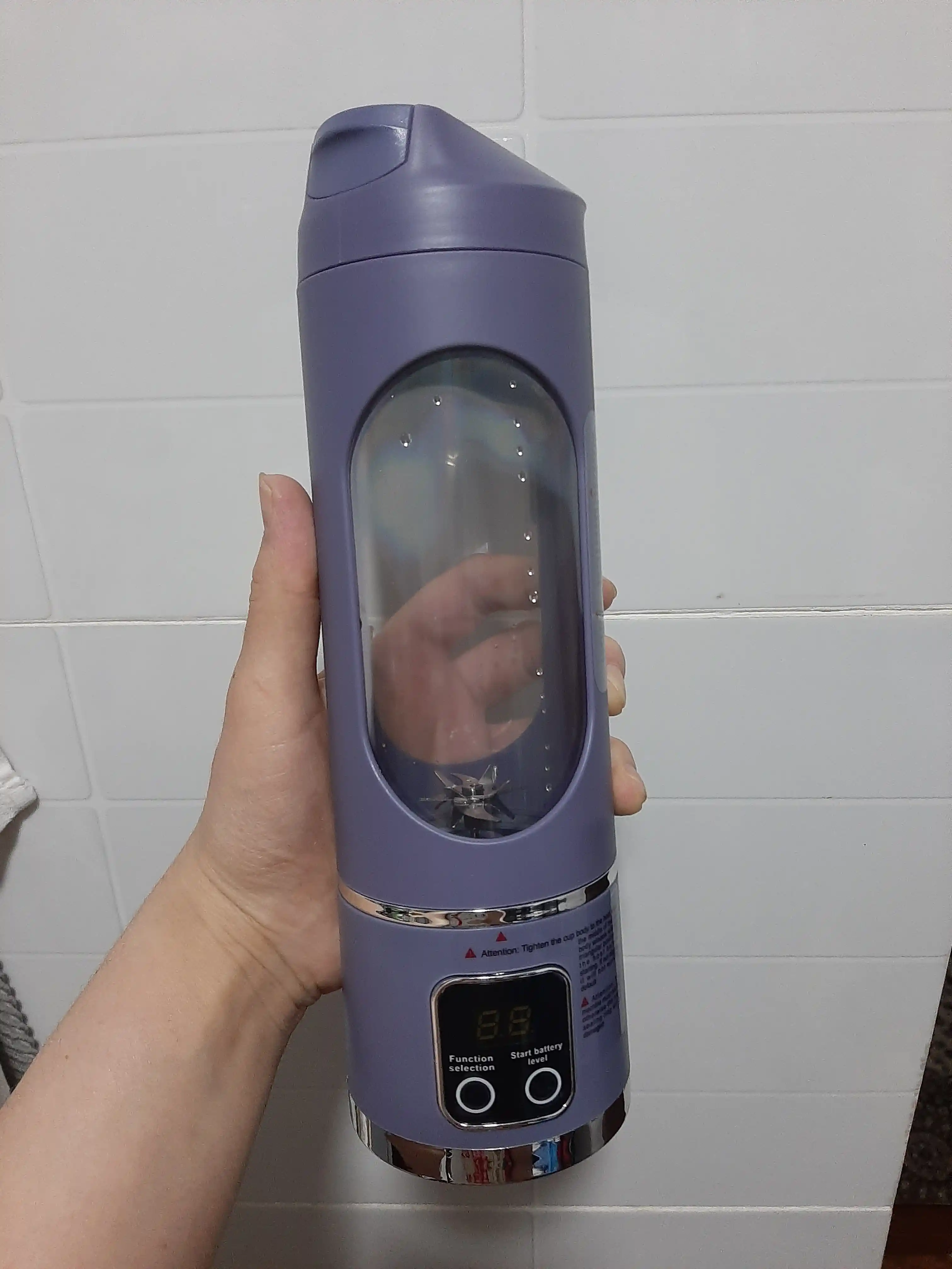 Simsiz portativ blender, sharbat chiqargich, 450 ml, USB Type-C, 3 rejim, 8 pichoq