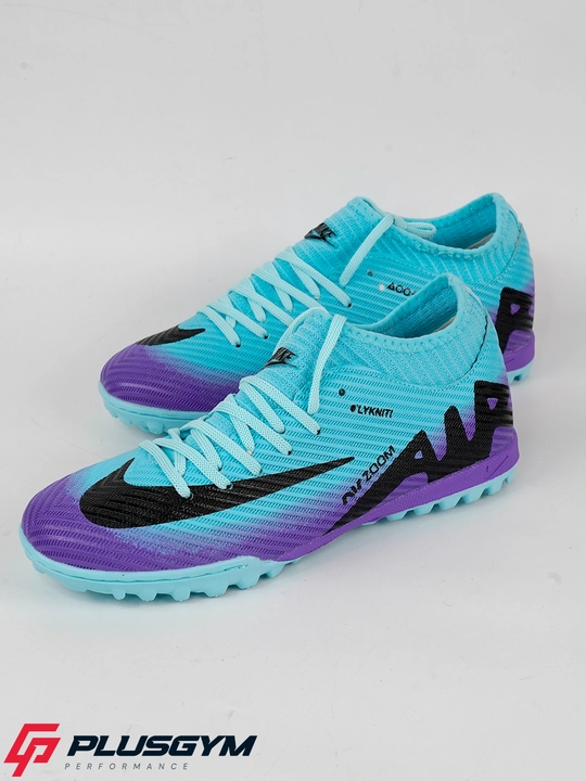 Футбольные бутсы Air Zoom, сороконожки, с манжетом и Полуманжеты, яркие цвета