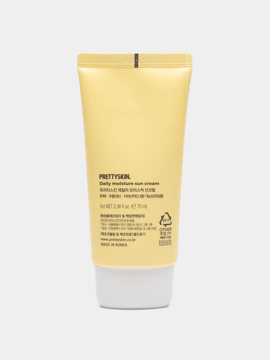 Quyoshdan himoyalovchi krem, namlantiruvchi, koreys, Pretty skin SPF50+ PA, 70 ml