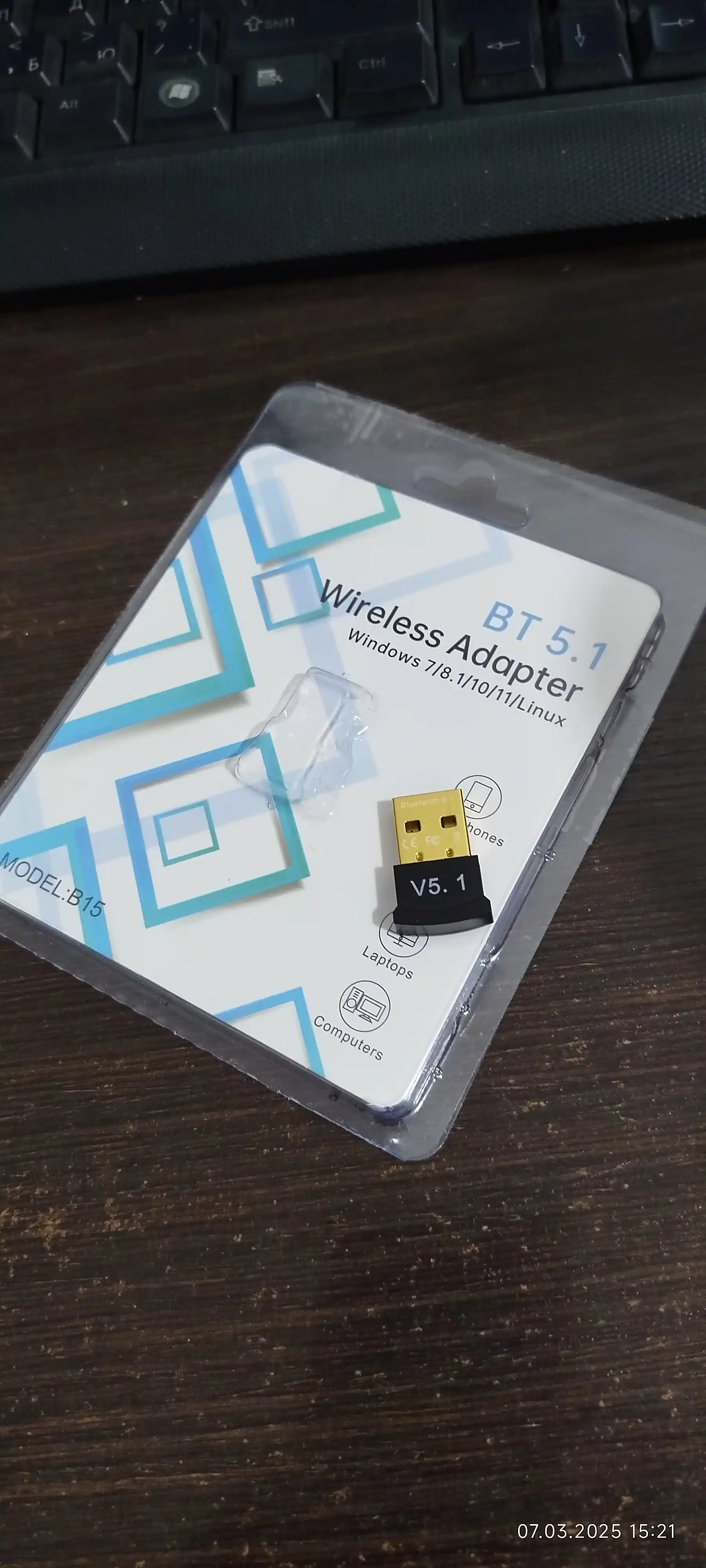 Bluetooth USB адаптер 5.3 — для ПК, колонок, наушников, геймпадов | Быстрый и стабильный