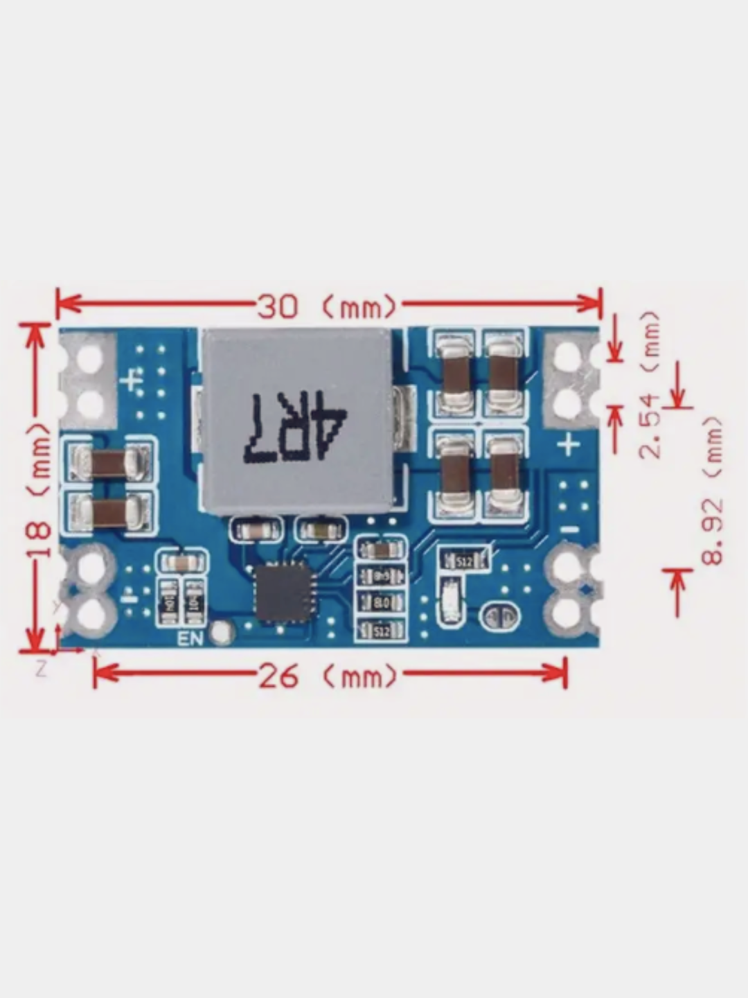 Mini560 DC-DC pasaytiruvchi stabilizator, 12–24V → 5V 4A