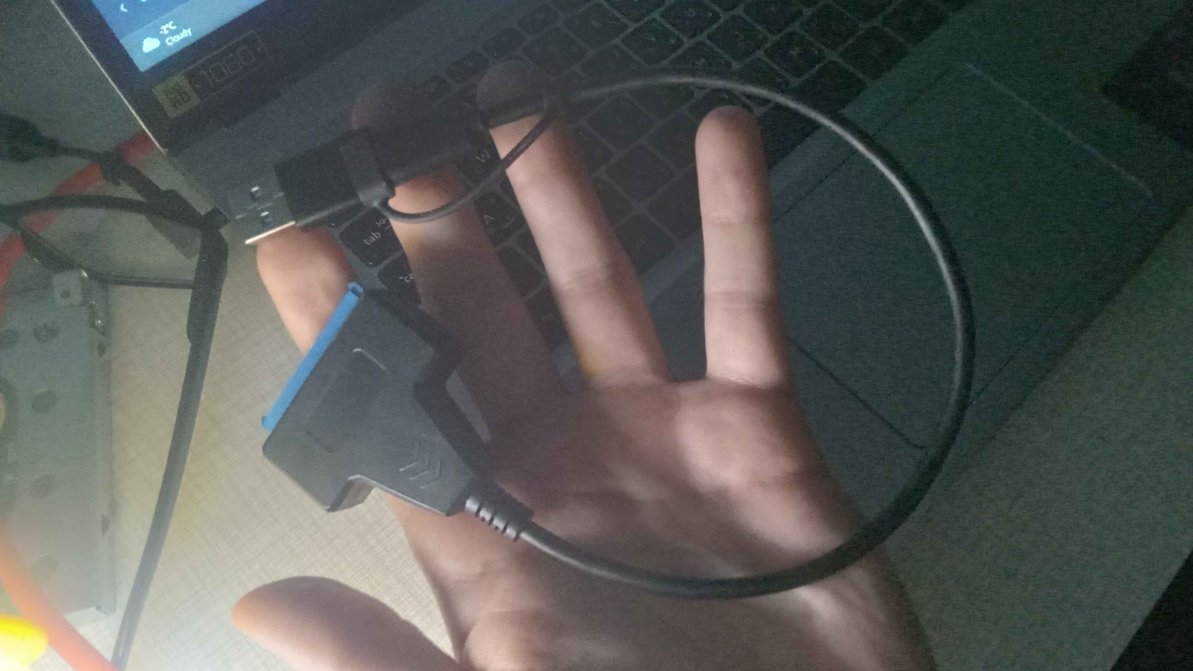 Кабель-переходник адаптер SATA-USB для SSD HDD, поддержка 2.5 дисков