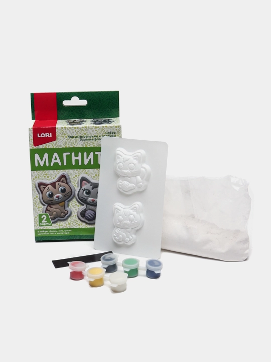 "Baxtli mushukchalar" gipsli magnitlariPz/G-017