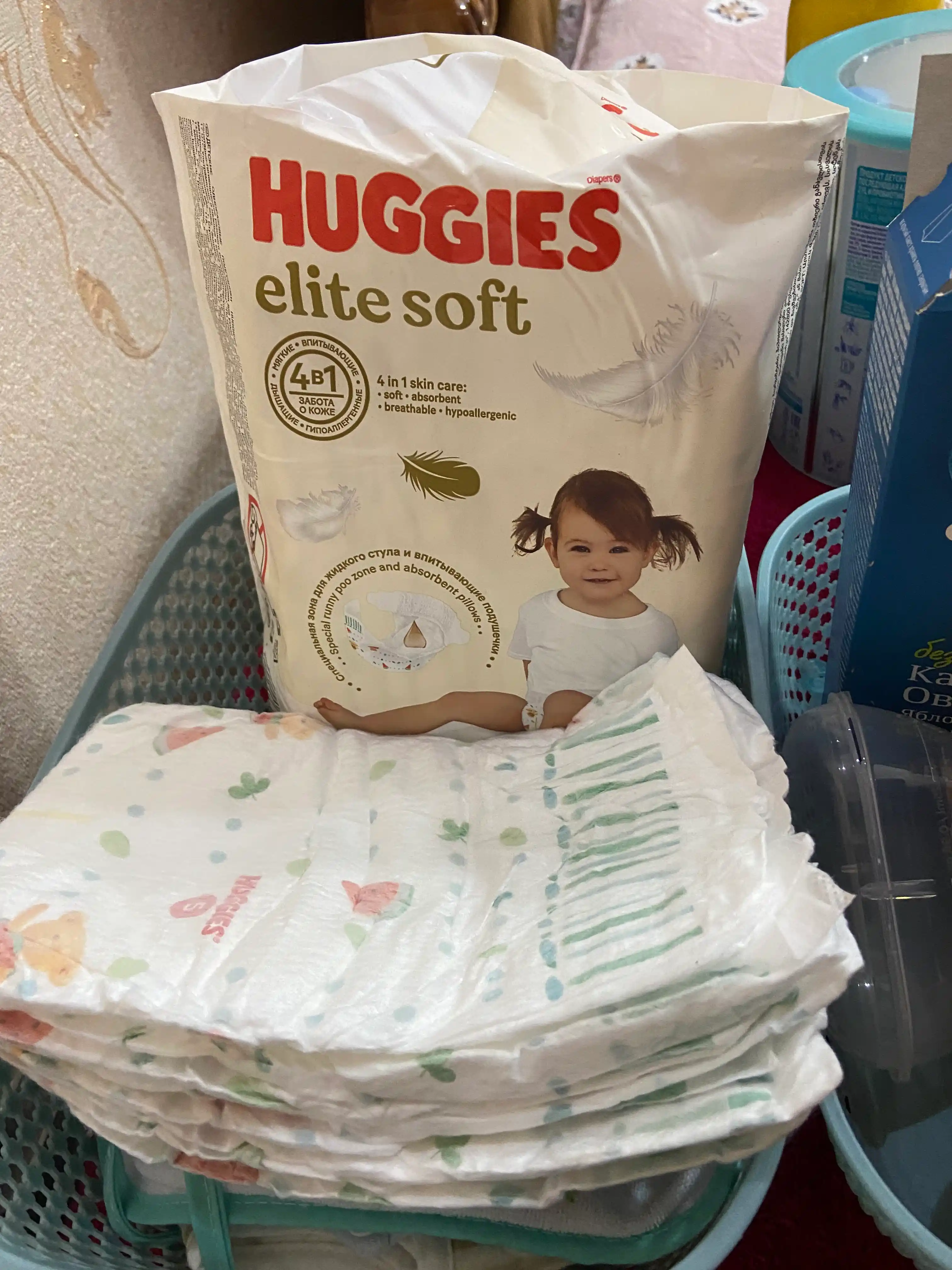 Tagliklar Huggies Elite Soft 12-22 kg, 5 o‘lcham, 17 dona
