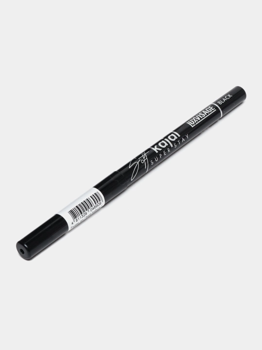 Карандаш-каял для глаз Soft kajal super stay, black, LUXVISAGE