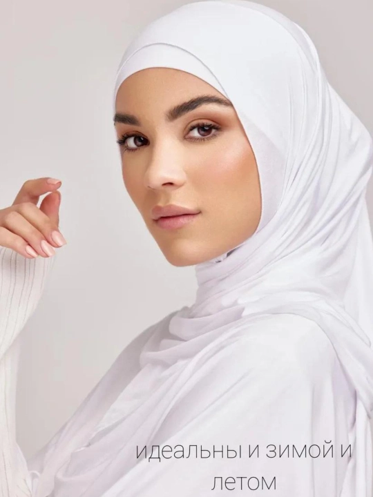 Kashka trikotaj sharf, romol, hijob, ro'mol - 