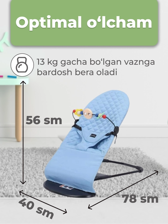 Bolalar arg‘imchog‘i, yangi tug‘ilgan chaqaloqlar uchun shezlong