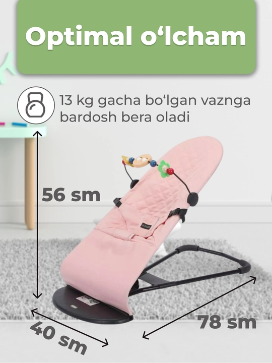 Bolalar arg‘imchog‘i, yangi tug‘ilgan chaqaloqlar uchun shezlong