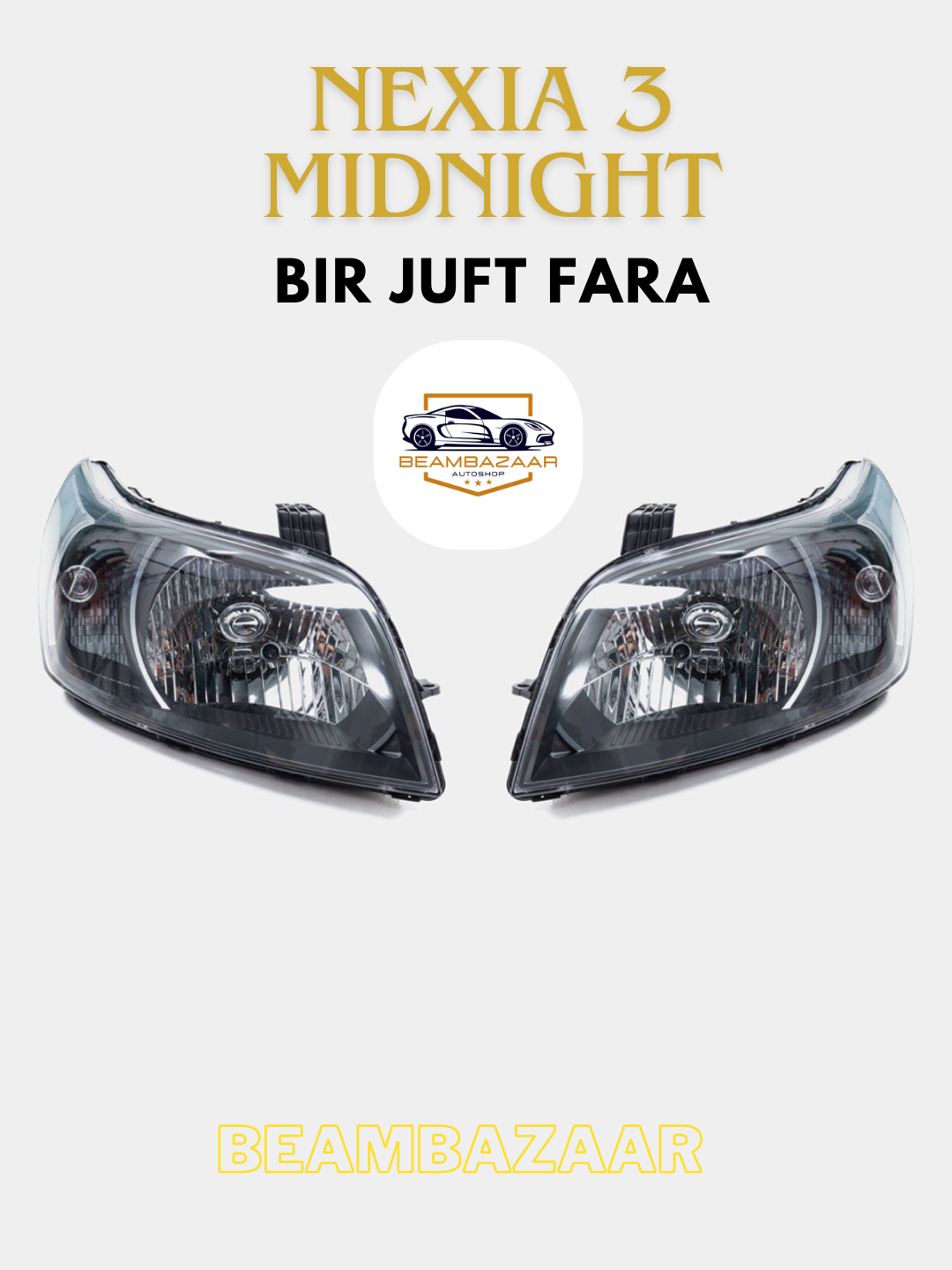 Cobalt, Spark, Nexia 3 uchun Midnight faralar to‘plami bir juft