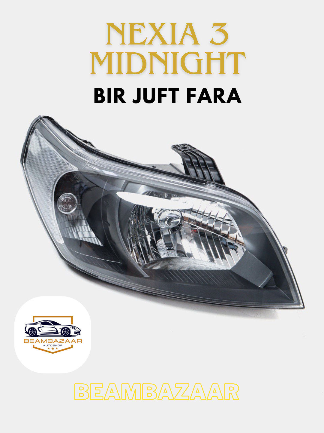 Cobalt, Spark, Nexia 3 uchun Midnight faralar to‘plami bir juft