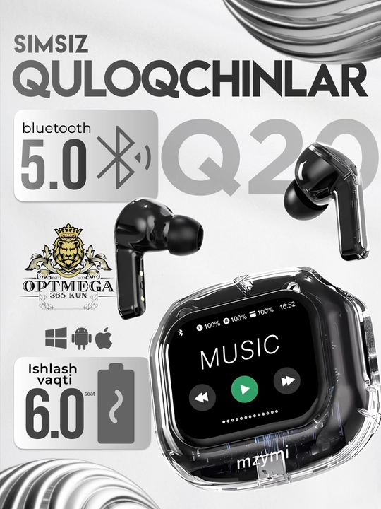 Simsiz Bluetooth quloqchinlari Pods Pro