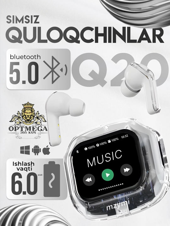 Simsiz Bluetooth quloqchinlari Pods Pro