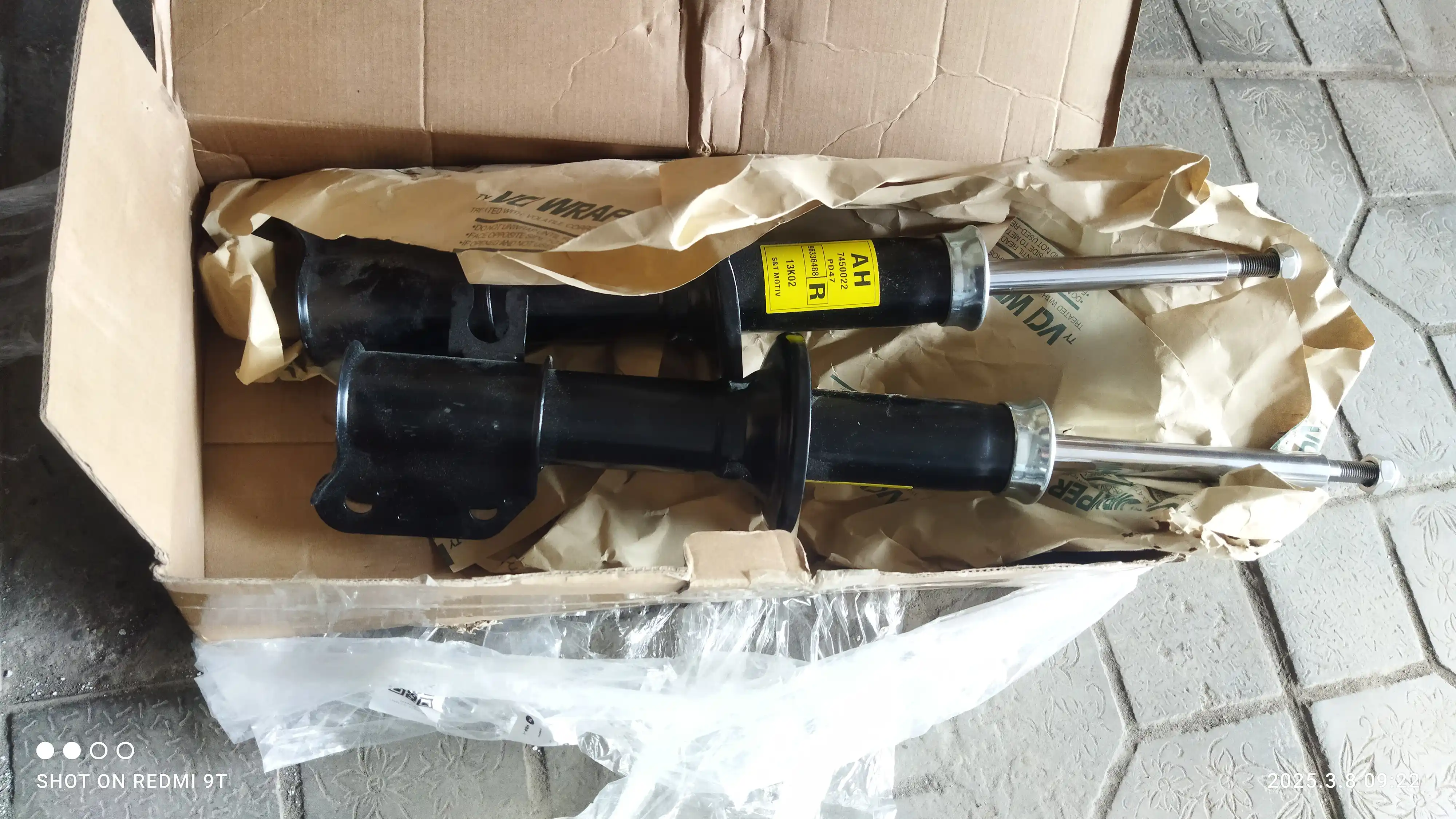 Амортизатор передний, пара Damas/Matiz/Spark/Nexia 1.2.3/Cobalt/Lacetti/Malibu/Captiva